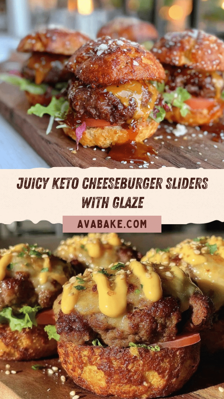 keto cheeseburger sliders recipe