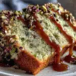 keto rose pistachio cake - featured image