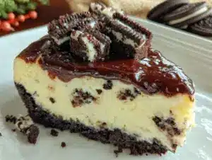 no bake oreo cheesecake - featured image