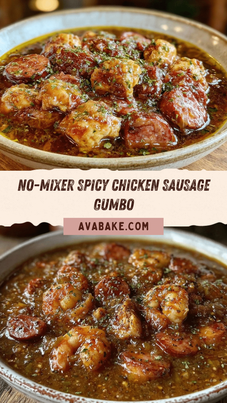 no-mixer chicken and sausage gumbo recipe