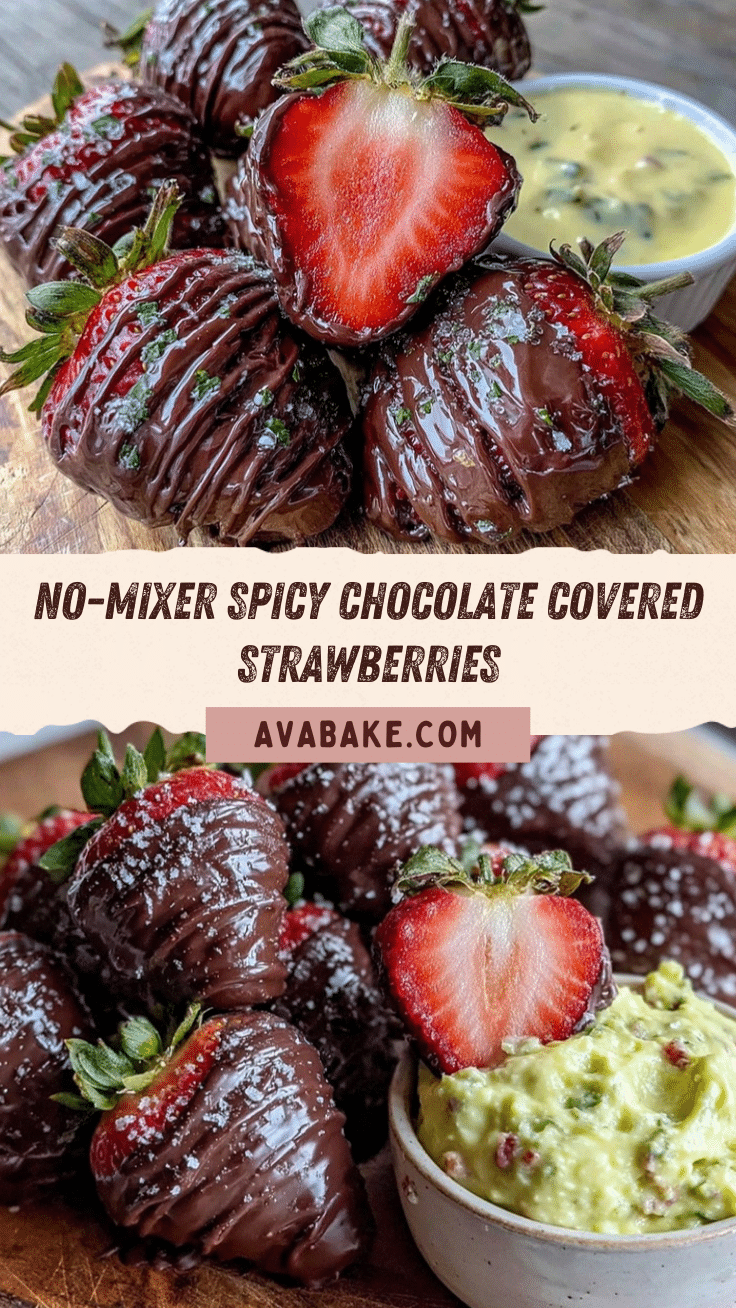 no-mixer chocolate covered strawberries recipe