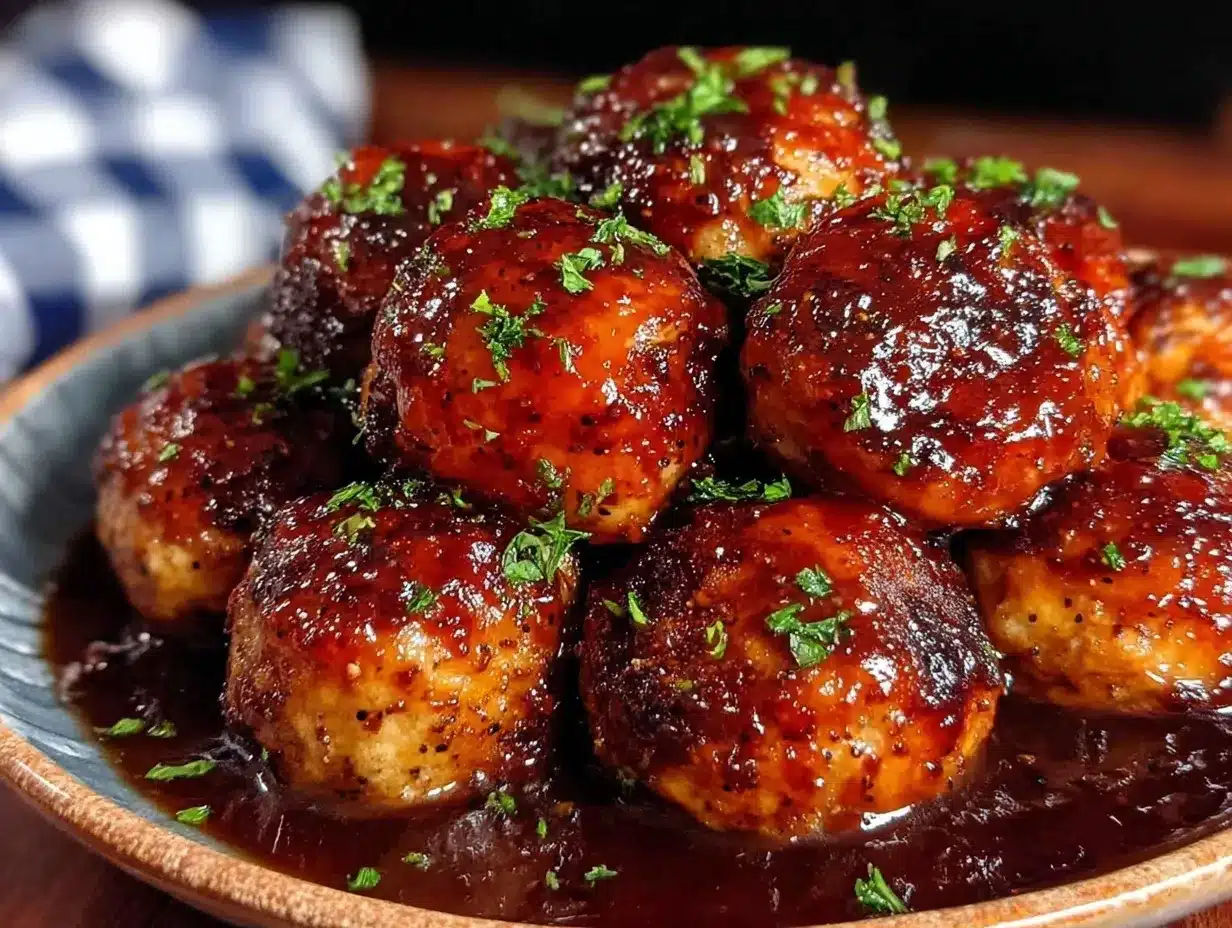 one-pot bbq meatballs preparation steps