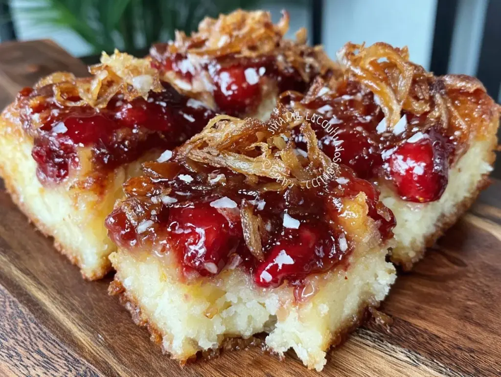 one-pot strawberry lemon bars - featured image
