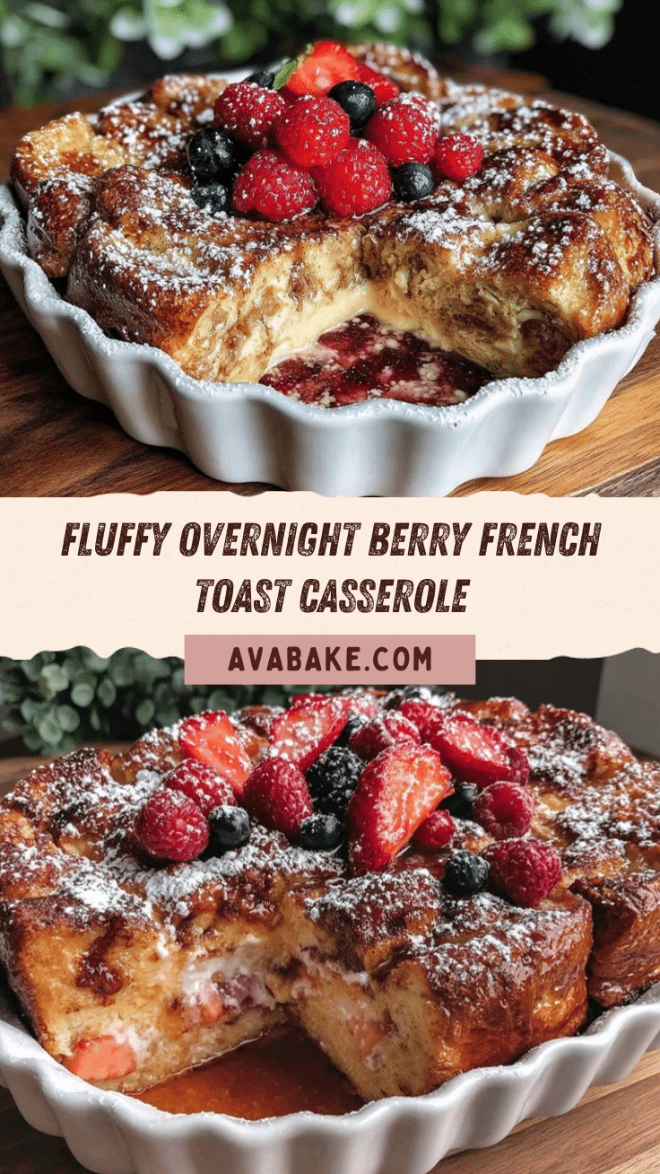 overnight berry french toast casserole recipe
