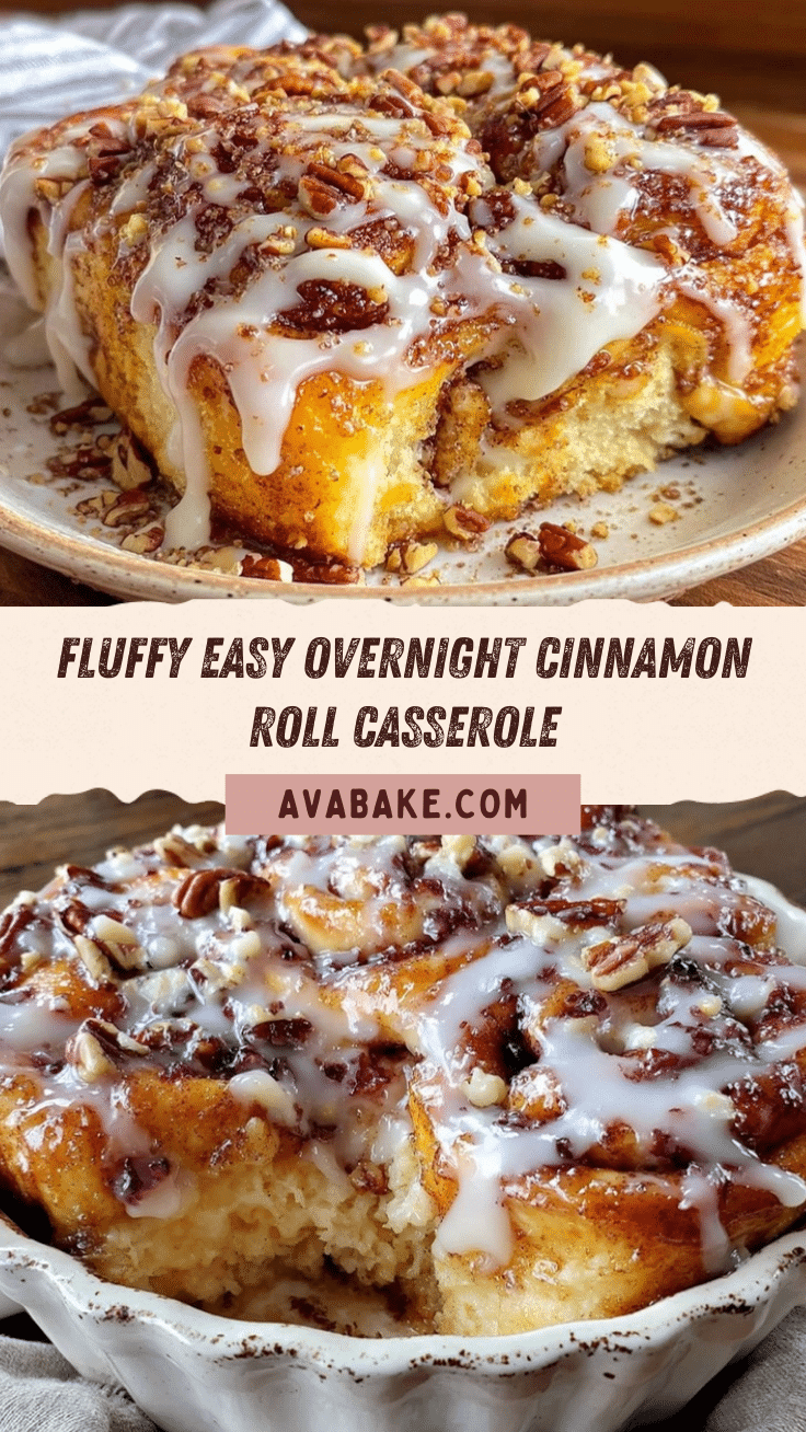 overnight cinnamon roll casserole recipe