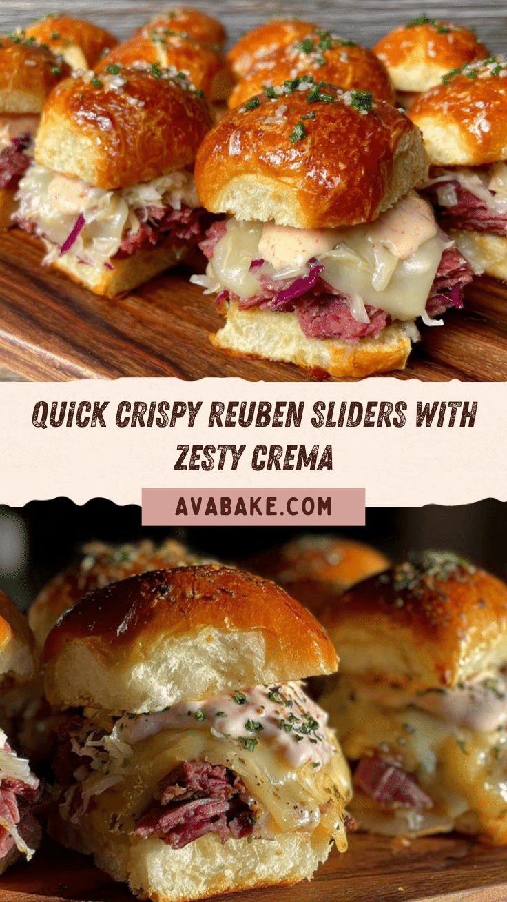 quick crispy reuben sliders recipe