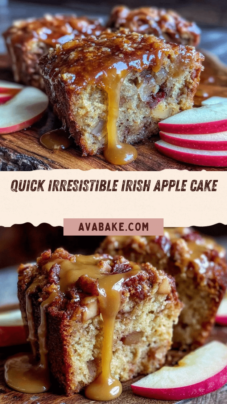 quick Irish apple cake recipe