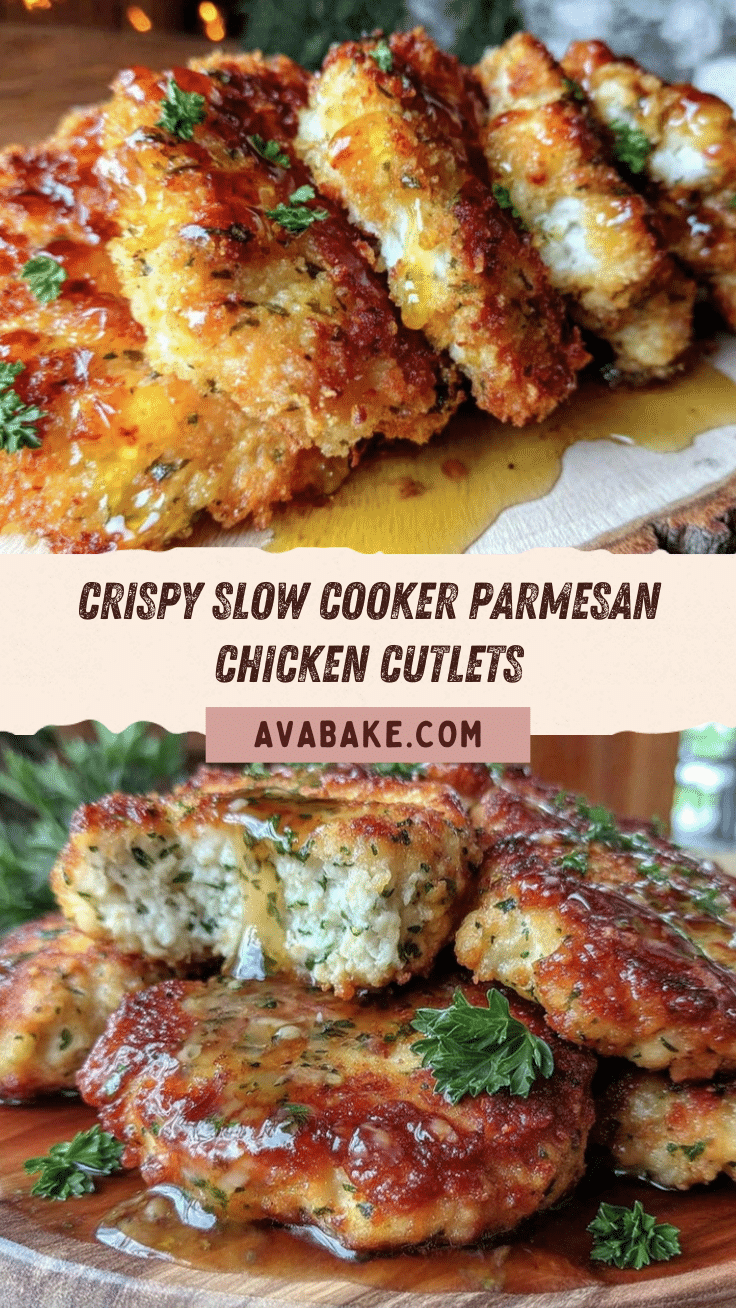 slow cooker Parmesan chicken cutlets recipe