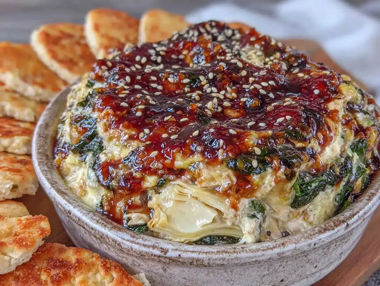 slow cooker spinach artichoke dip preparation steps