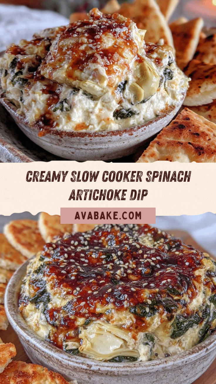 slow cooker spinach artichoke dip recipe