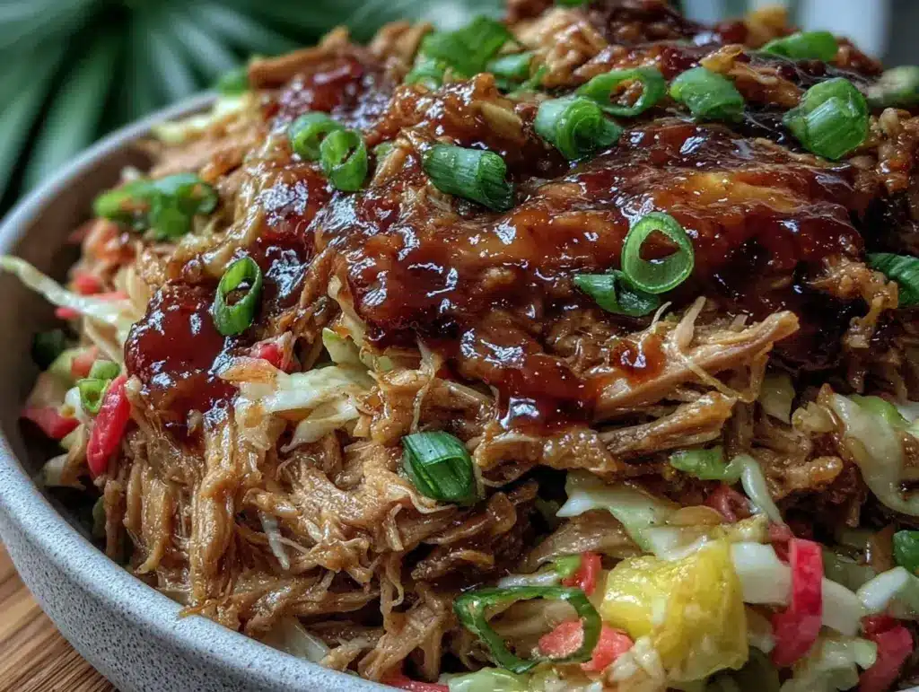 slow cooker turkey egg roll bowl - featured image