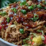 slow cooker turkey egg roll bowl - featured image