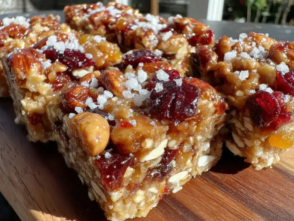 small batch trail mix granola bars - featured image