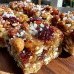 small batch trail mix granola bars - featured image