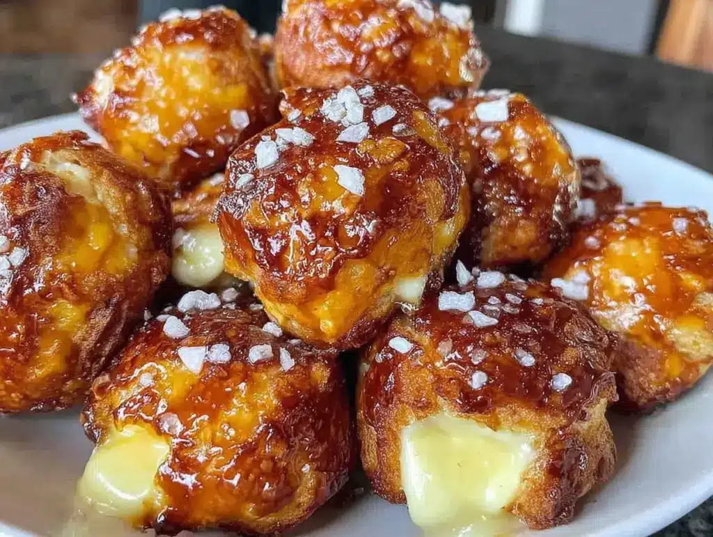 soft gluten-free cheese-stuffed pretzel bites - featured image