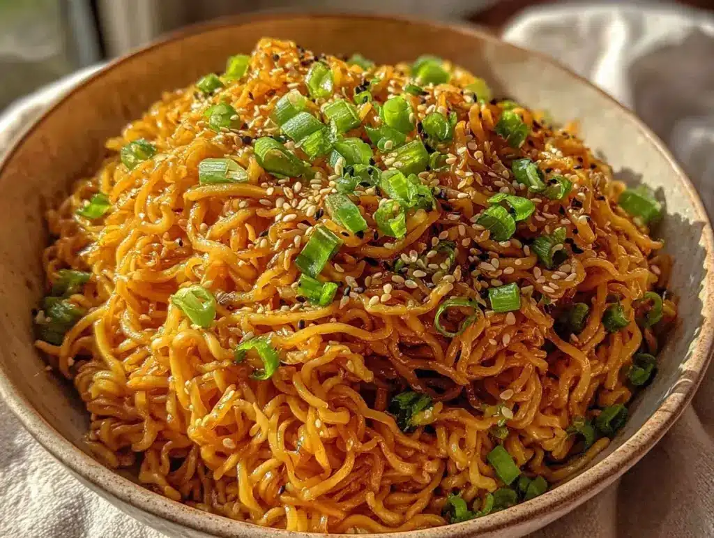 soy sauce noodles - featured image