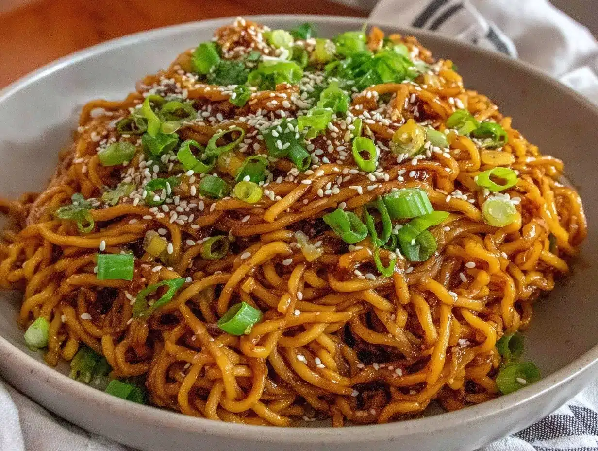 soy sauce noodles preparation steps