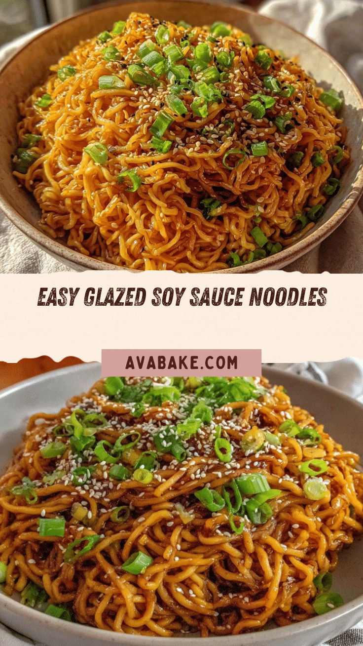soy sauce noodles recipe