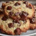 almond flour chocolate chip cookies - featured image