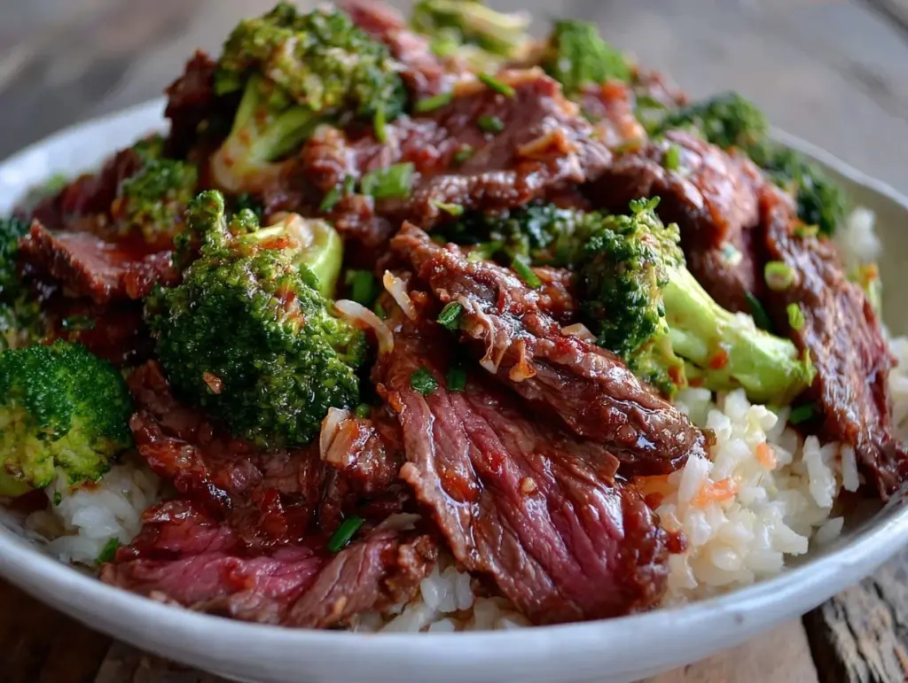 asian beef and broccoli stir fry - featured image