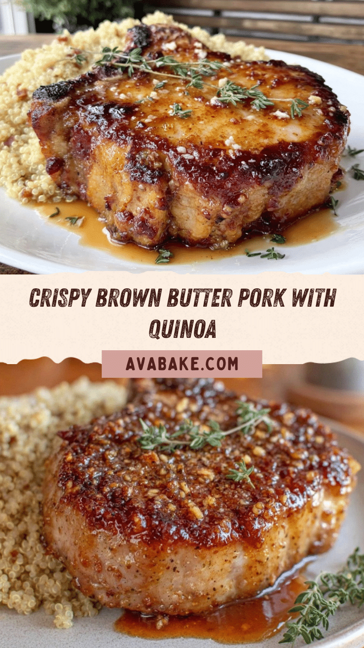 brown butter-crusted pork recipe