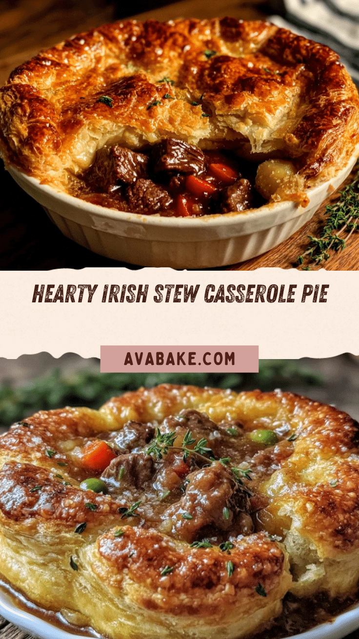 cozy irish stew casserole pie recipe