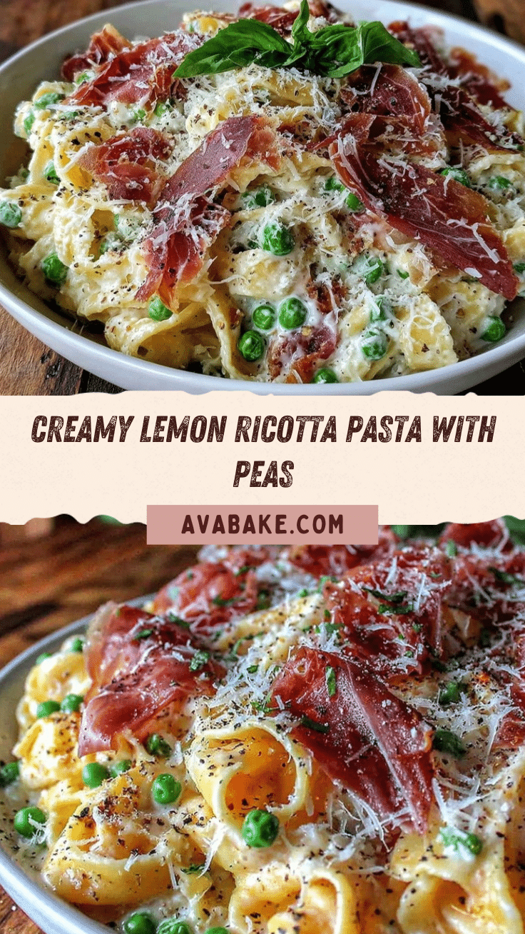 creamy lemon ricotta pasta recipe