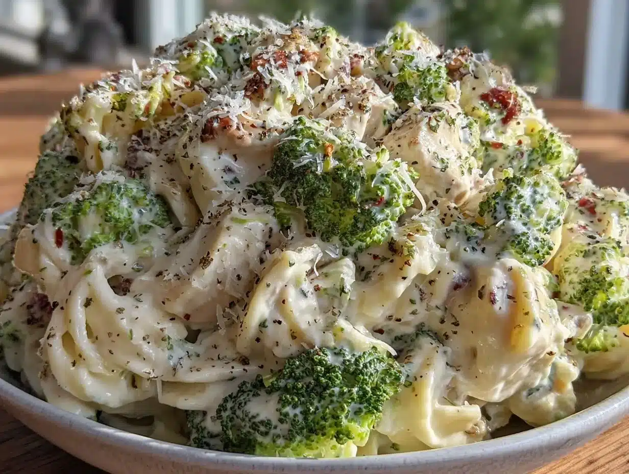 creamy slow cooker chicken alfredo preparation steps