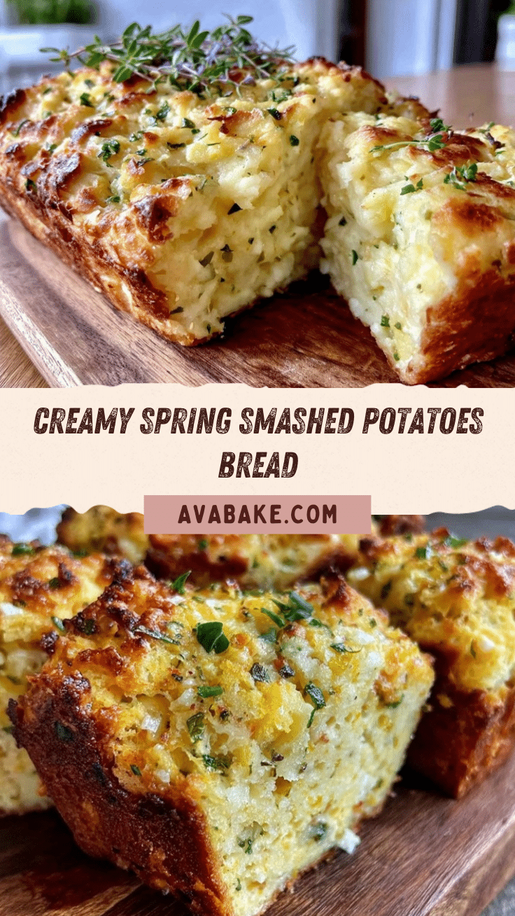creamy spring smashed potatoes bread recipe