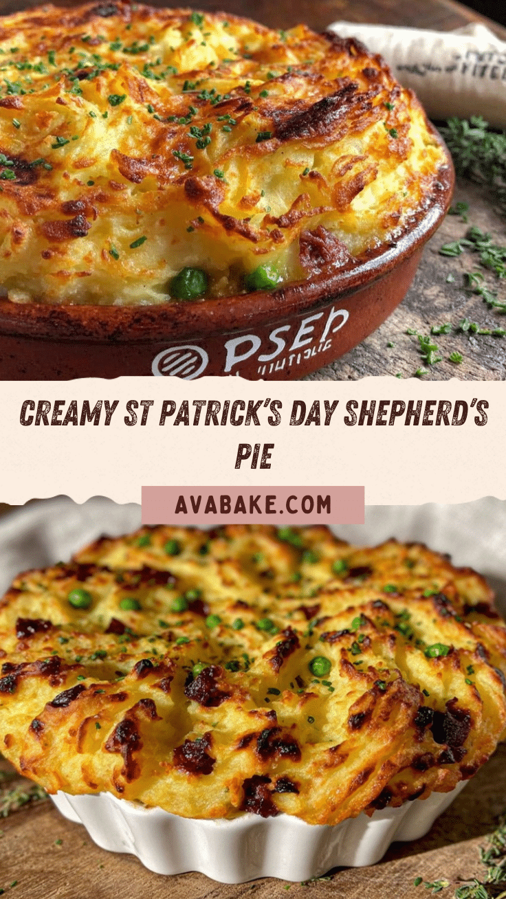 creamy st patrick’s day shepherd’s pie with corned beef recipe