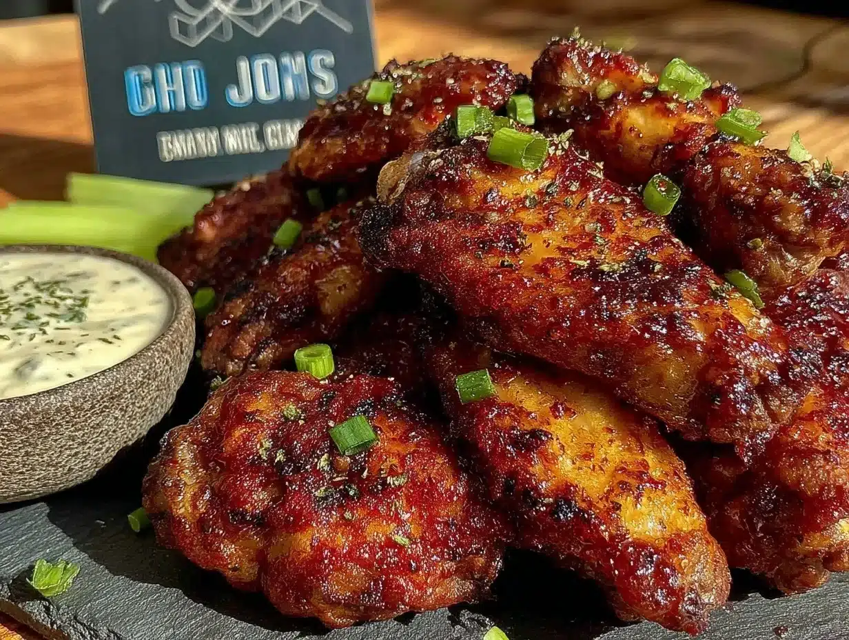 crispy air fryer buffalo chicken wings preparation steps