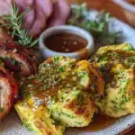 crispy air fryer green eggs and ham - featured image