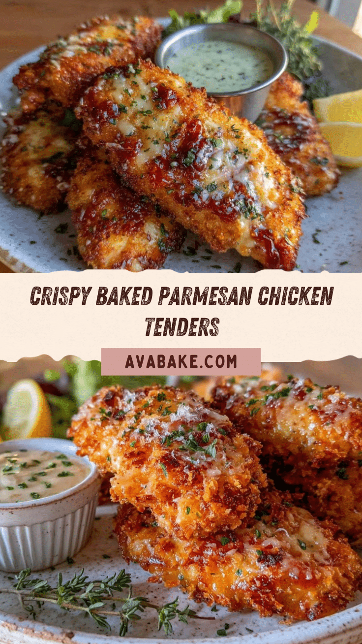 crispy baked parmesan chicken tenders recipe