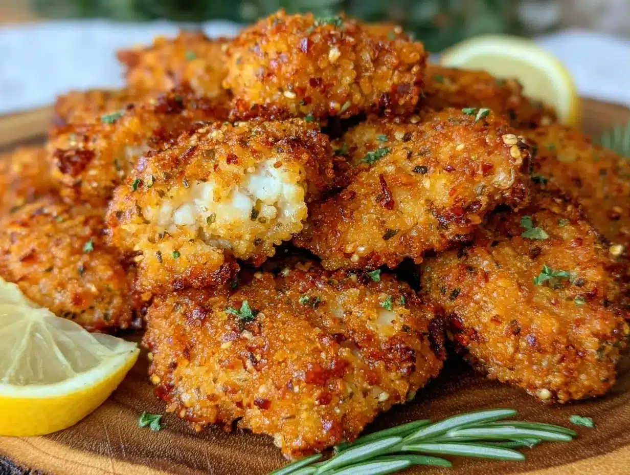 crispy irish chicken air fryer bites preparation steps