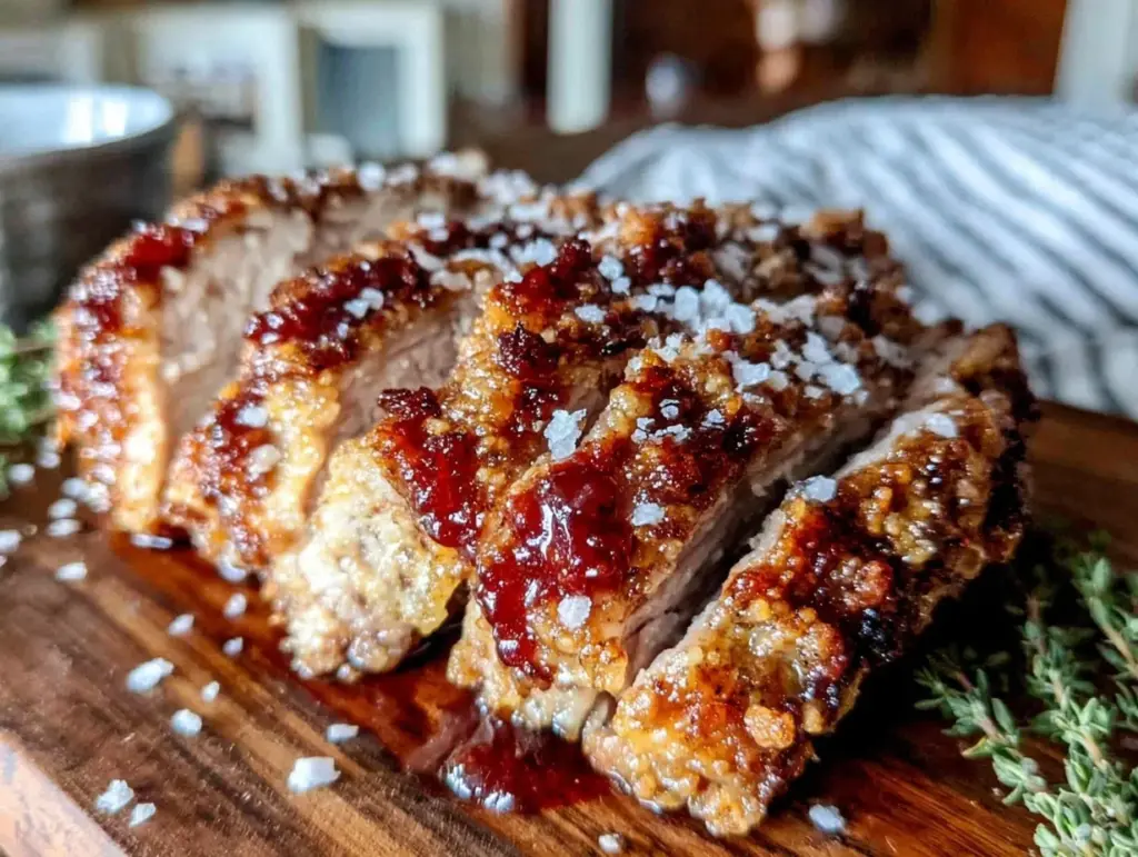 crispy roasted Irish pork - featured image