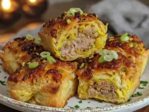crispy spring pork baked bites - featured image