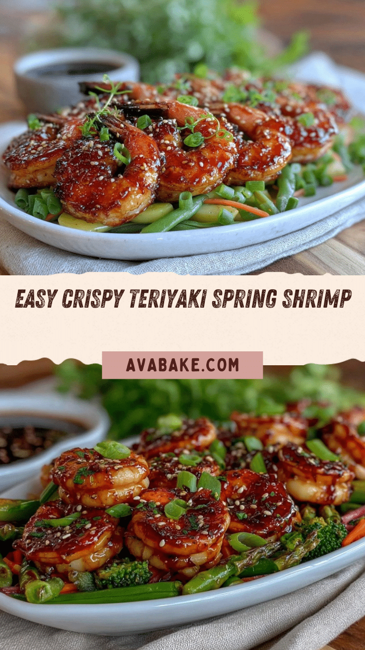 crispy teriyaki spring shrimp recipe recipe