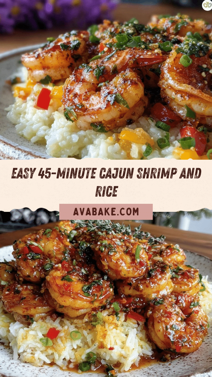easy 45-minute Cajun shrimp and rice recipe recipe
