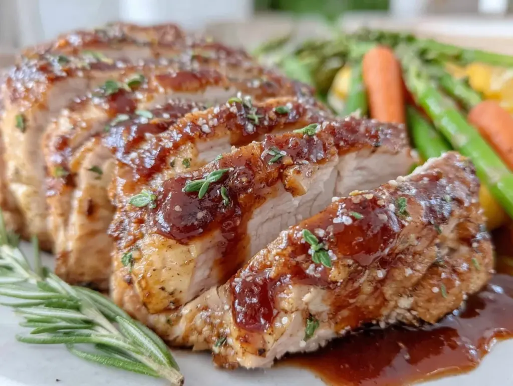 easy balsamic spring turkey - featured image