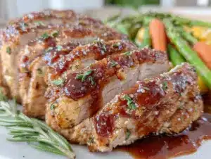 easy balsamic spring turkey - featured image