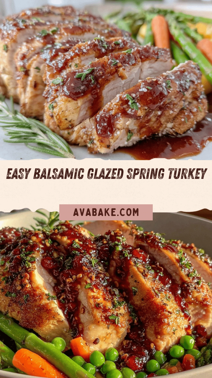 easy balsamic spring turkey recipe