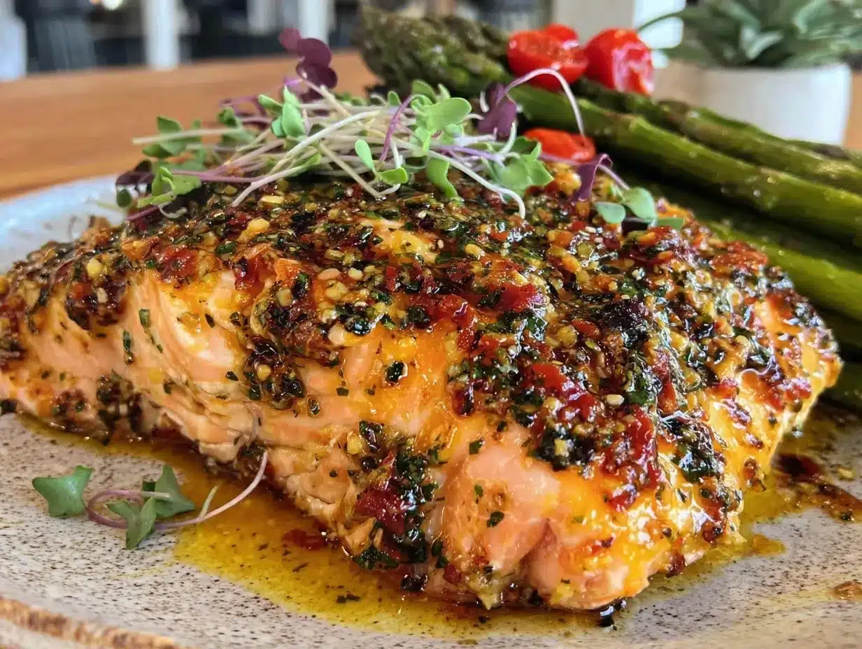 easy spring baking salmon preparation steps