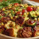 easy summer pork casserole - featured image