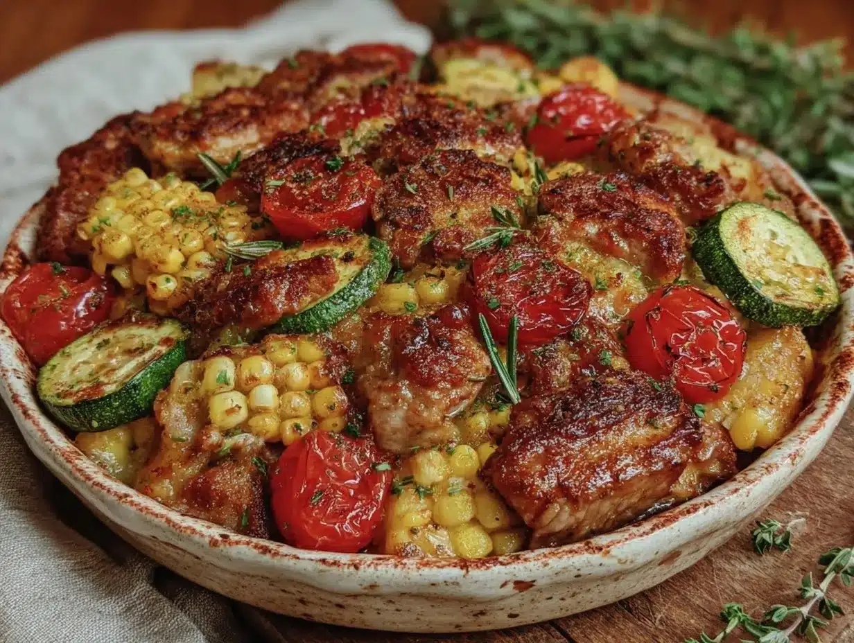 easy summer pork casserole preparation steps