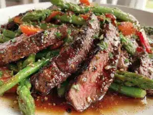 easy tangy balsamic spring beef recipe - featured image
