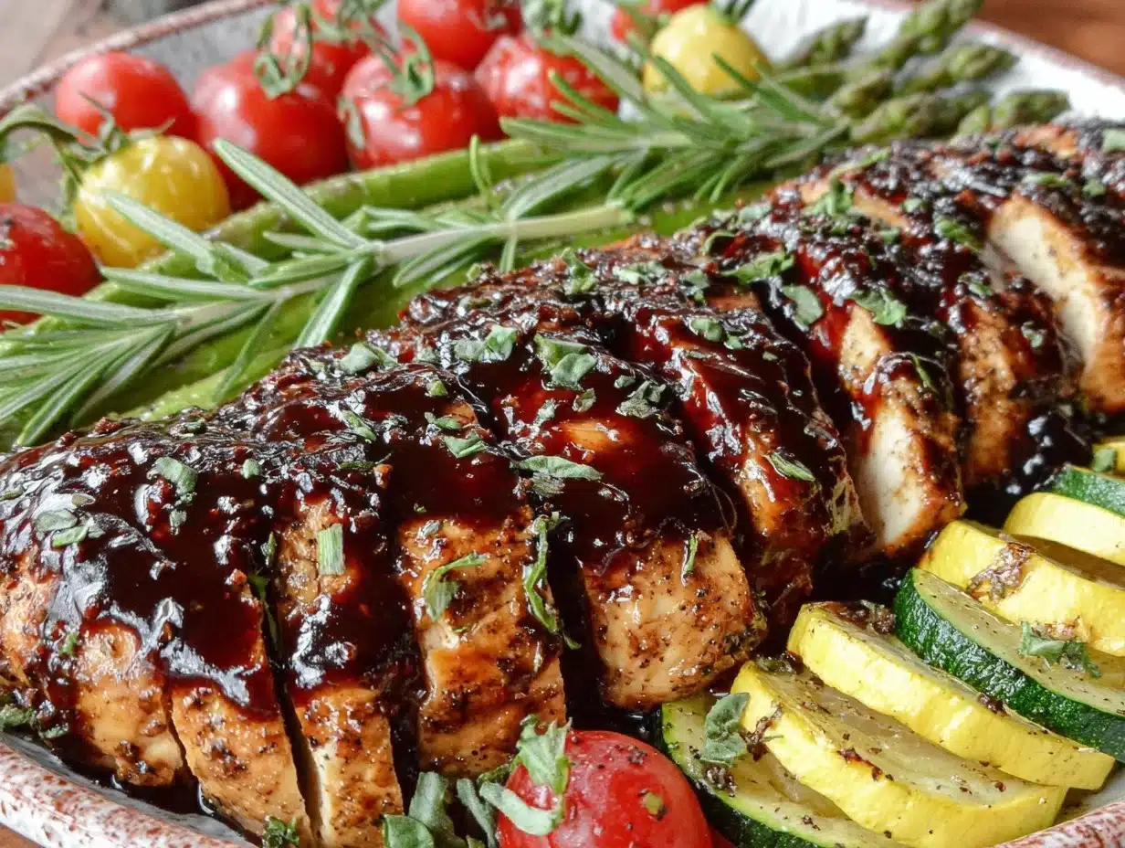 Easy Tangy Balsamic Summer Chicken - featured image