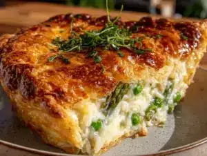 fluffy spring rice pie delight - featured image