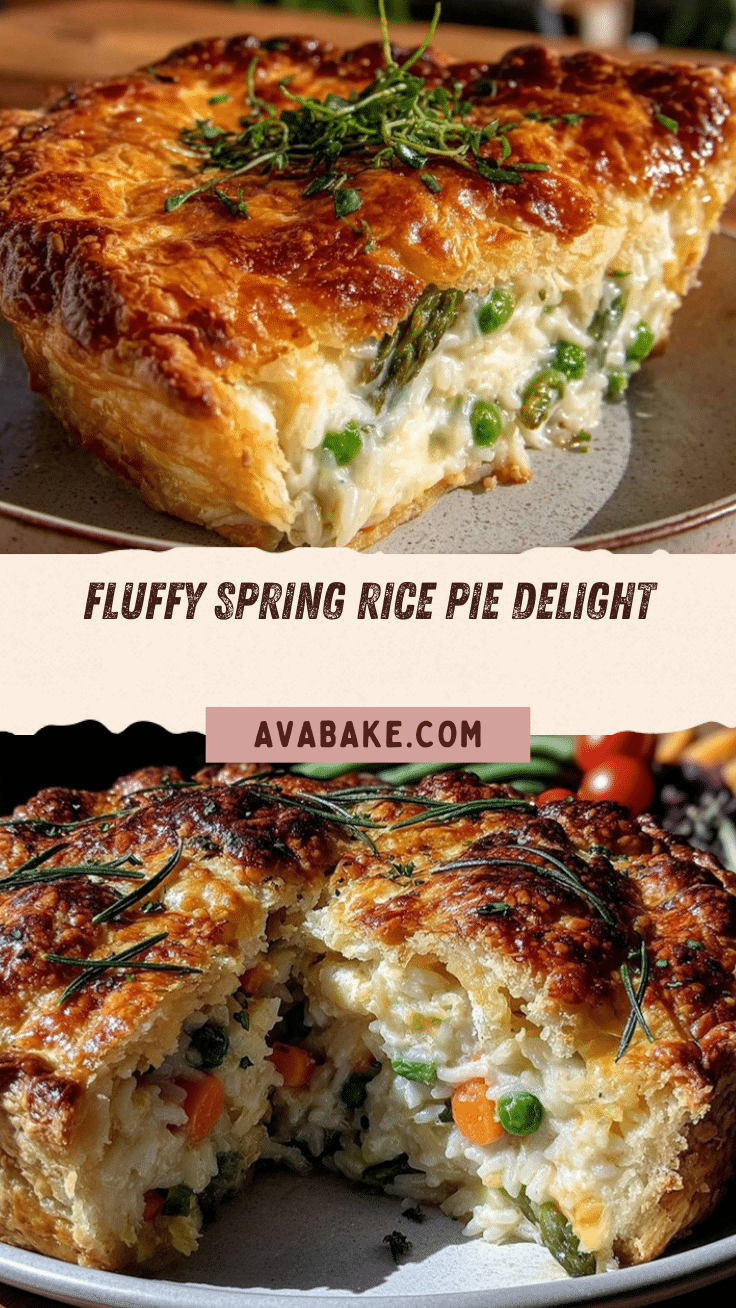 fluffy spring rice pie delight recipe