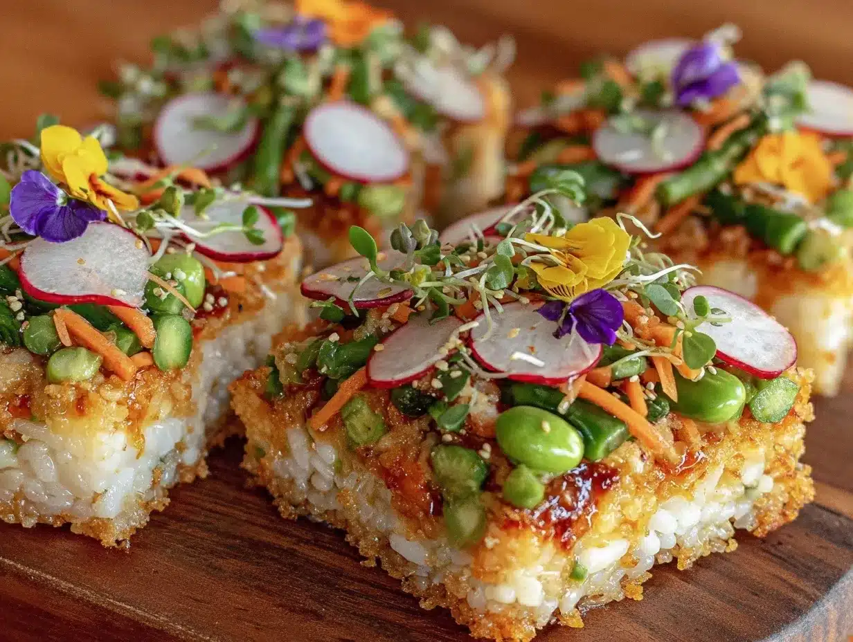 fresh spring over rice bars preparation steps