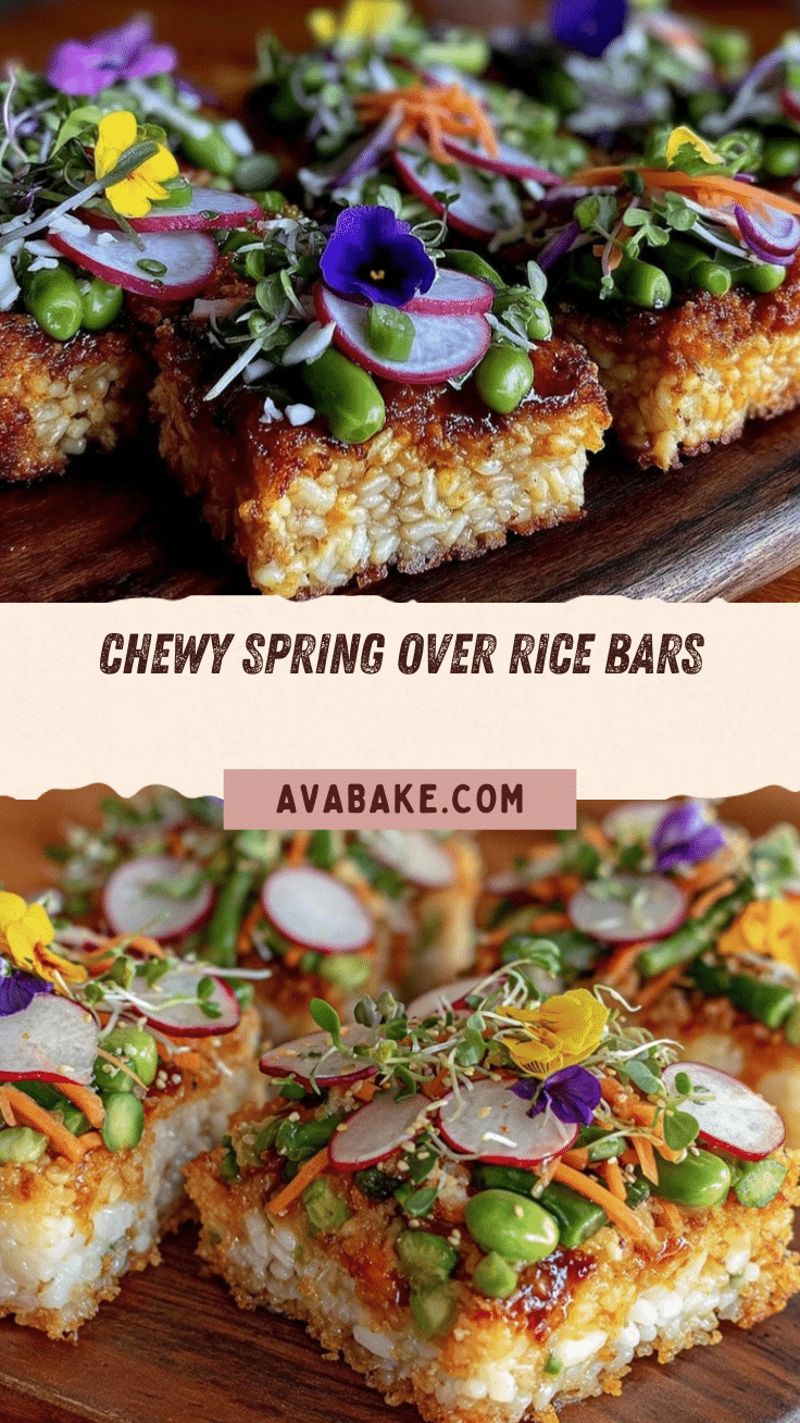 fresh spring over rice bars recipe